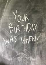 belated was Birthday Card 39292 created by Hot Balloon Art