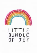 bundle joy New Baby Card 15610 created by Emma Nicol