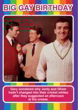Big Gay Birthday Card  created by Liverpool Card Studio