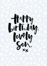 son lovely Birthday Card 10554 created by Too Wordy