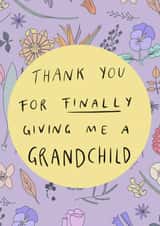 thanks finally New Baby Card 13182 created by drawnonna