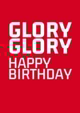glory manutd Birthday Card 15664 created by Step Far