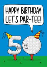 50th 50 Birthday Card 11351 created by TeePee Creations