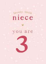 niece third Birthday Card 10562 created by Too Wordy