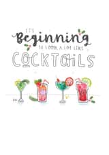 beginning look Christmas Card 11065 created by Blue Kiwi Design