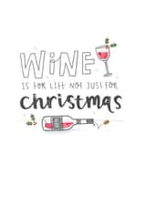 wine life Christmas Card 11066 created by Blue Kiwi Design