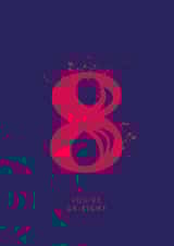 8 eight Birthday Card 14754 created by Inkwells Creations