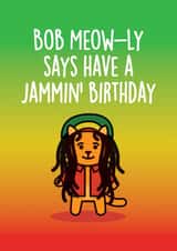 bob marley Birthday Card 8608 created by Thirty Mussels