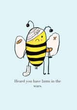 bee wars Get Well Card 11980 created by SootysSweetScribbles