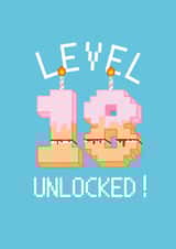 level 18 Birthday Card 4141 created by The Cake Thief