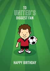 Football Soccer Birthday Card 15095 created by Little Monsters