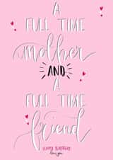mum friend Birthday Card 15009 created by Lunastella Design Company
