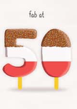 Fab at 50 - Cute 50th Birthday created by All The Best