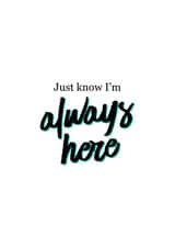 adult teen Thinking of you Card 15135 created by Tenovus Cancer Care