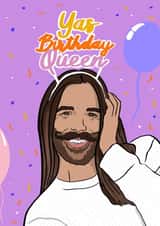 Yas Yaas Birthday Card 13981 created by Foggish