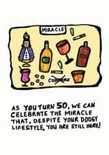 turn 50 Birthday Card 15767 created by SirenSeventyOne