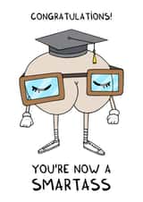 smartass ass Congratulations Card 1235 created by Adrian Serghie