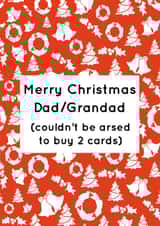merry xmas Christmas Card 9105 created by Pack a Punch Designs