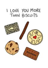 biscuits food Anniversary Card 39960 created by Hannah Can't Draw