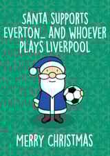 Everton Football Fan Christmas Card created by Thirty Mussels