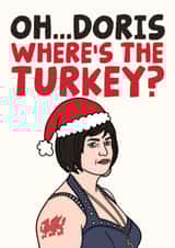Nessa Gavin and Stacey Christmas Card - Oh...Doris Where's The Turkey? created by Studio Doodles