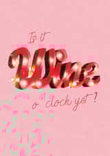 wine drinking Birthday Card 14511 created by Chocolate Frog