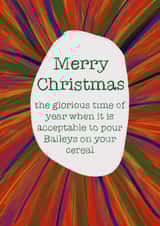 merry booze Christmas Card 10768 created by Lyndsey Jade