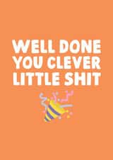 Well done you clever congratulations card created by Studio Doodles