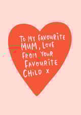 fave favourite Mothers Day Card 6263 created by Lucy Maggie Designs