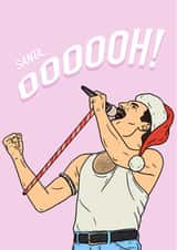 Female adult Christmas Card 37207 created by Pedges Houseboat