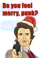 clint eastwood Christmas Card 13685 created by Pedges Houseboat