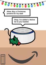 Alexa Dad Christmas Card 34882 created by Ilan Asher