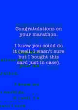 congratulations congrats Congratulations Card 36799 created by Running Cards UK