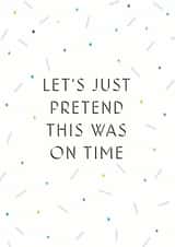 late birthday Card 26484 created by Sonia Nicolson