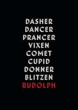 christmas rudolph Card 26489 created by Sonia Nicolson