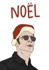 Funny Noel Gallagher Christmas Card created by Studio Yelle