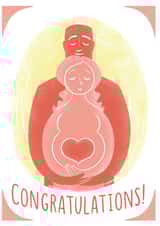 baby mother New Baby Card 3604 created by Sarah Satrun