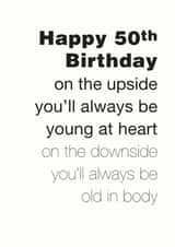 50 fifty Birthday Card 3982 created by Coulson Macleod