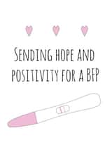 BFP - Fertility Card created by @Laura Lonsdale Designs