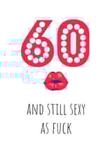 60 partner Birthday Card 14634 created by Fefe Teale