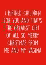 birth greatest gift Christmas Card 9107 created by Pack a Punch Designs