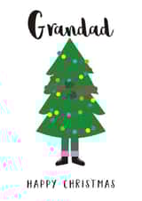 tree Grandad Christmas Card 2589 created by Claire Giles