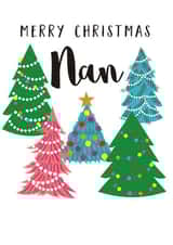 Nan tree Christmas Card 2593 created by Claire Giles