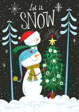holidays snowmen Card 23045 created by Josh Cleland