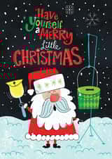 santa holidays Christmas Card 23046 created by Josh Cleland