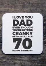 Dad cranky Birthday Card 12578 created by CreatedbyMe Sean
