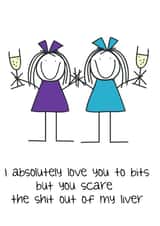 albsolutely love Birthday Card 14370 created by Lucy Likes It