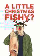 Jim's looking a little fishy this Christmas (Friday Night Dinner) created by Picardso