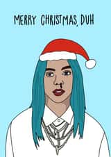 billie music Christmas Card 22448 created by Andrea Lauren