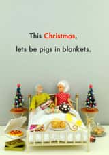 funny silly Christmas Card 11514 created by Bold & Bright Cards